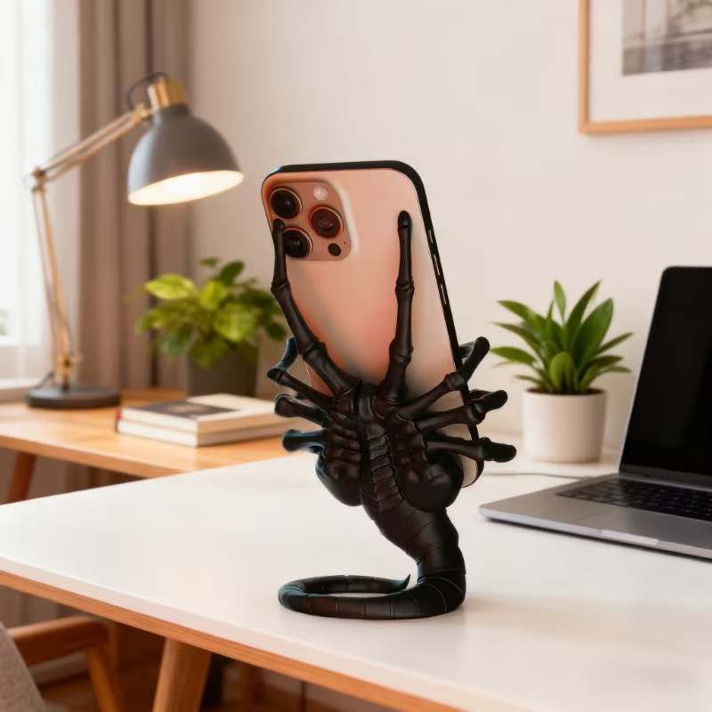 Phone Accessories Toys - 창의적인 외계인 페이스허거 폰 스탠드, 외계인