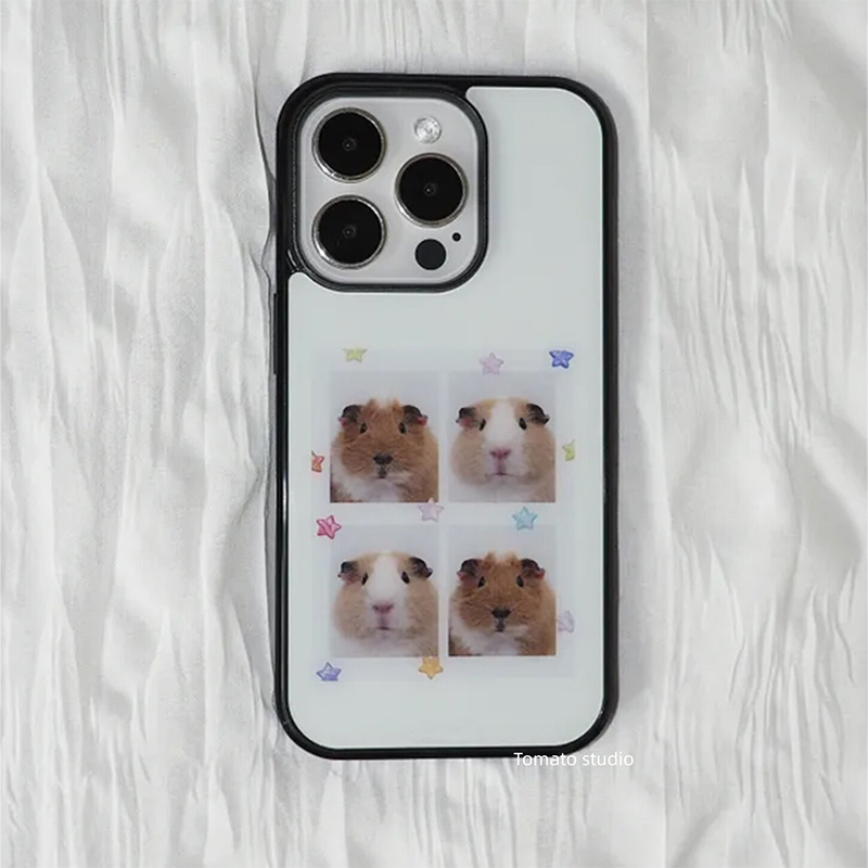 Phone Accessories Quotes - 한국산 기니피그 머리 스티커 폰 케이스