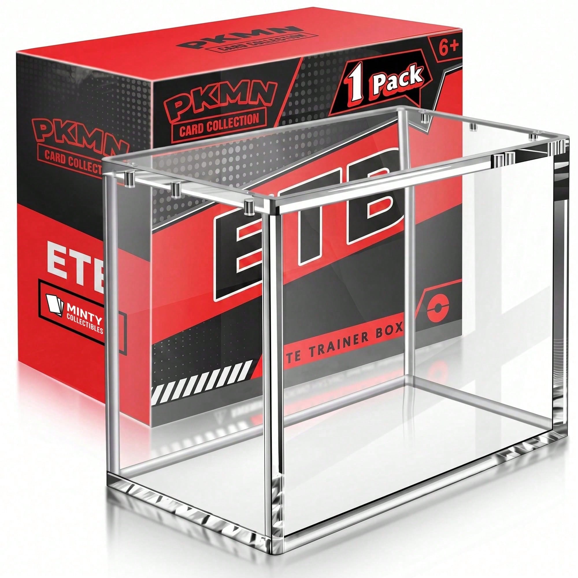 Phone Accessories On Top - ETB 투명 자석 아크릴 디스플레이 케이스,