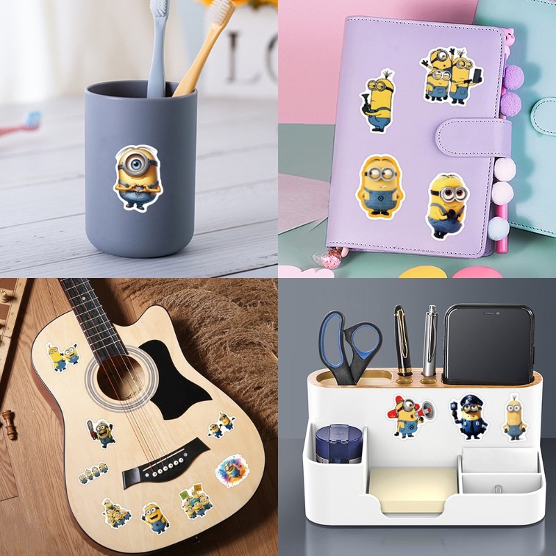 Phone Accessories Ideas - 55개 미니언즈 만화 그래피티 스티커 세트