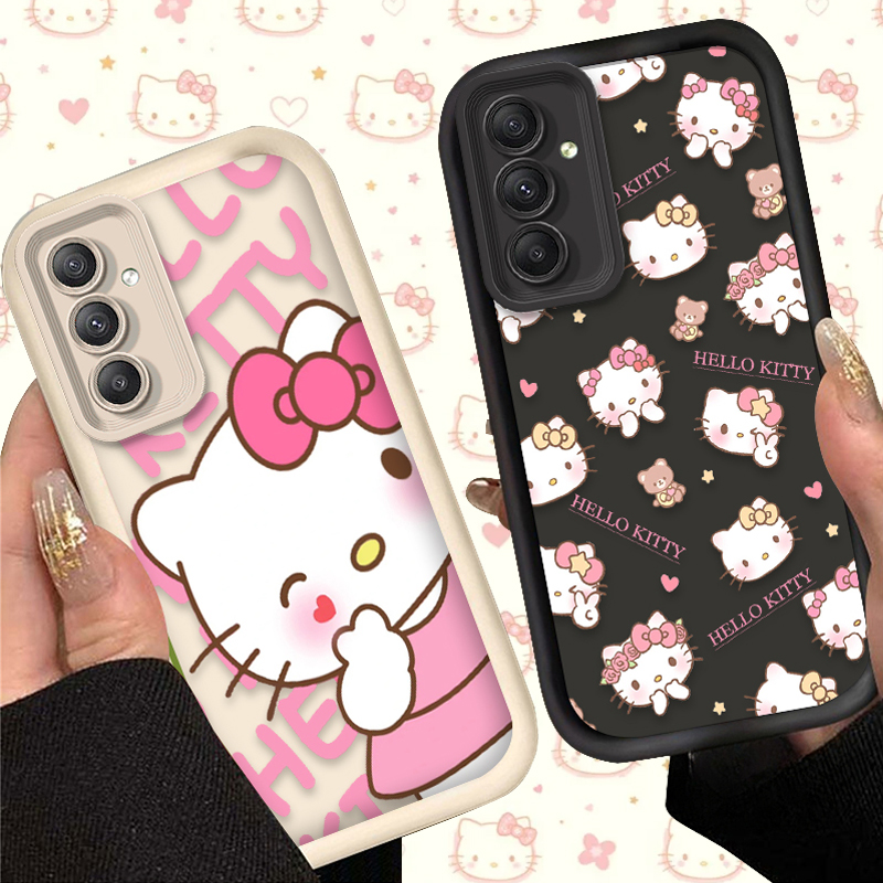 Samsung Accessories Phone - 산리오 핑크 헬로키티 케이스 삼성 갤럭시