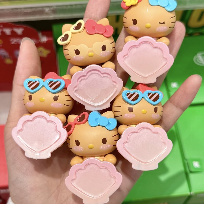 Phone Accessories Toys - 새로운 헬로키티 히퍼 블라인드 박스 해변으로