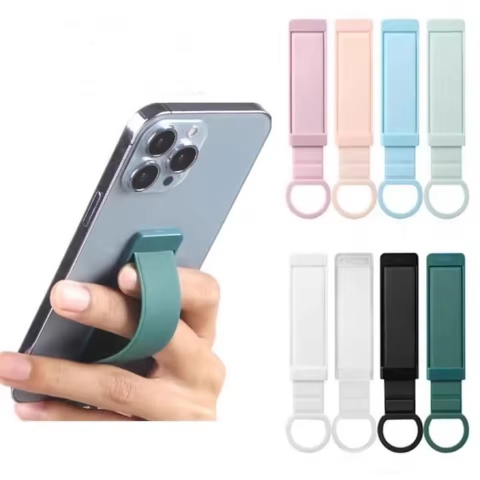Phone Accessories Quotes - 유니버설 손목 스트랩 손가락 홀더 투명
