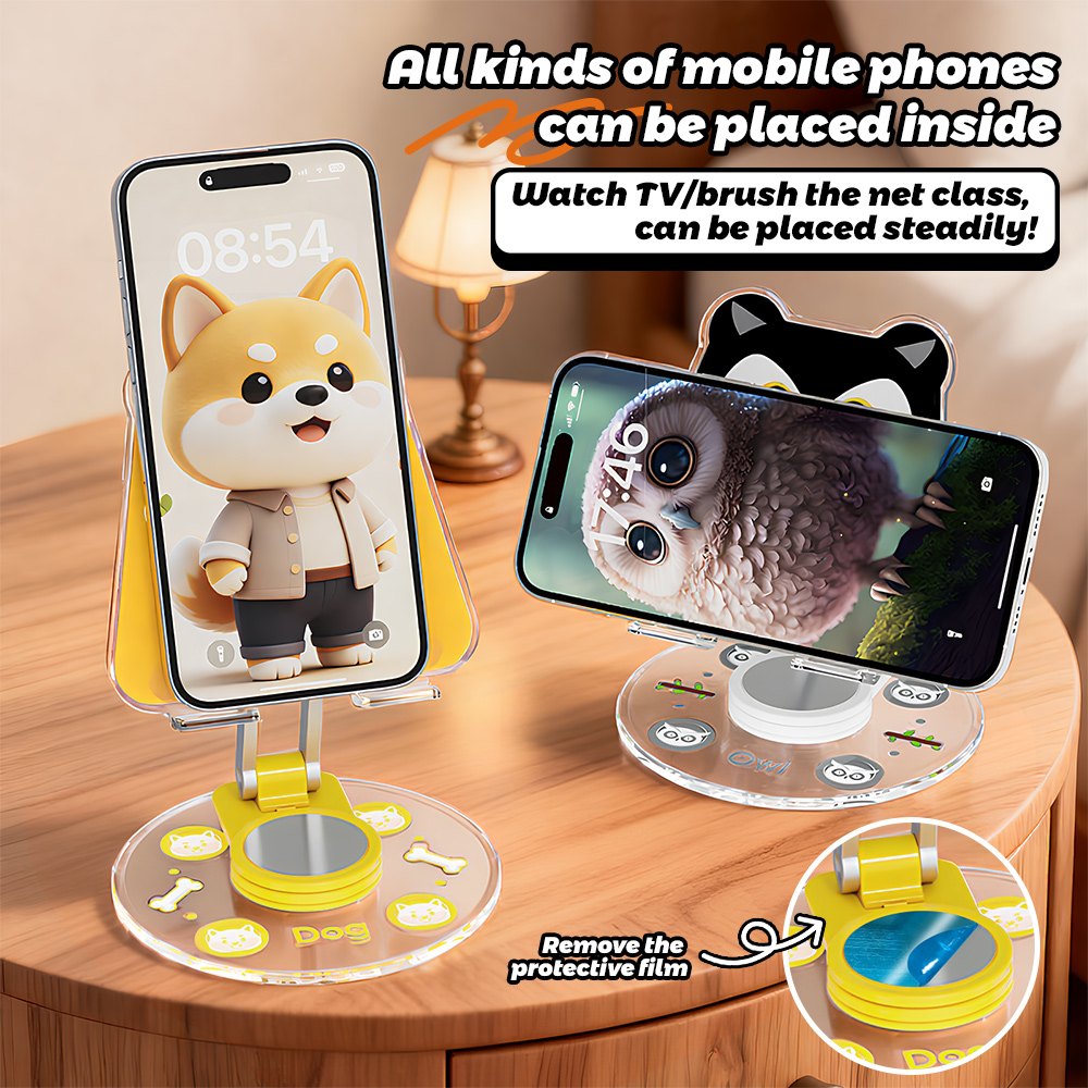귀여운 동물 모양 휴대폰 거치대 360도 회전 가능 접 - Phone Accessories For Teens 리뷰 및 가격