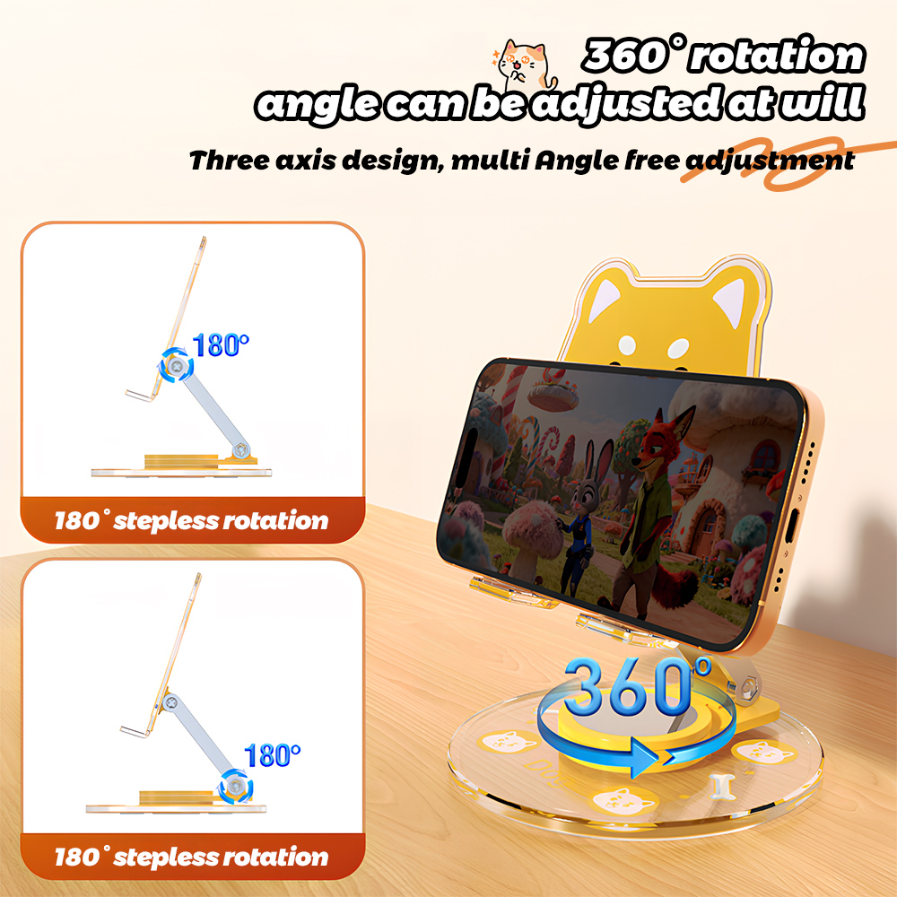 귀여운 동물 모양 휴대폰 거치대 360도 회전 가능 접 - Phone Accessories For Teens 리뷰 및 가격