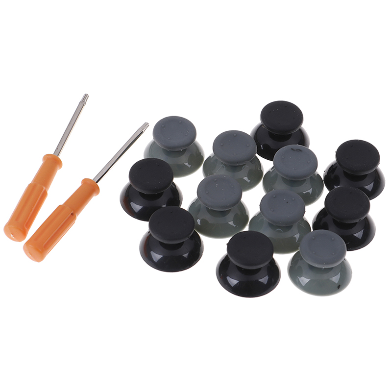 뜨거운 판매 7pcs 블랙 그레이 3d 아날로그 스틱  - Xbox Phone Accessories 리뷰 및 가격