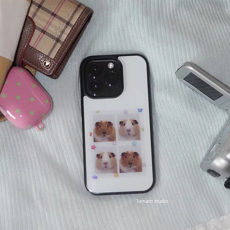 한국산 기니피그 머리 스티커 폰 케이스 아이폰 17 에 - Phone Accessories Quotes 리뷰 및 가격