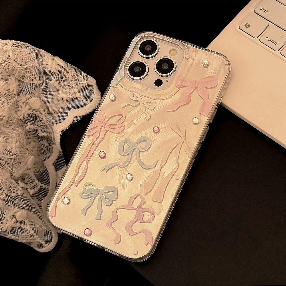 컬러풀한 리본 다이아몬드 스티커 아이폰 17 에어 16 - Phone Accessories Quotes 리뷰 및 가격