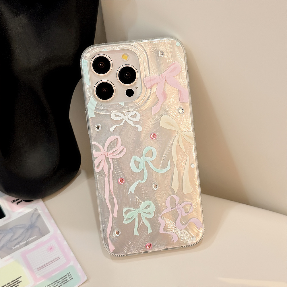 컬러풀한 리본 다이아몬드 스티커 아이폰 17 에어 16 - Phone Accessories Quotes 리뷰 및 가격