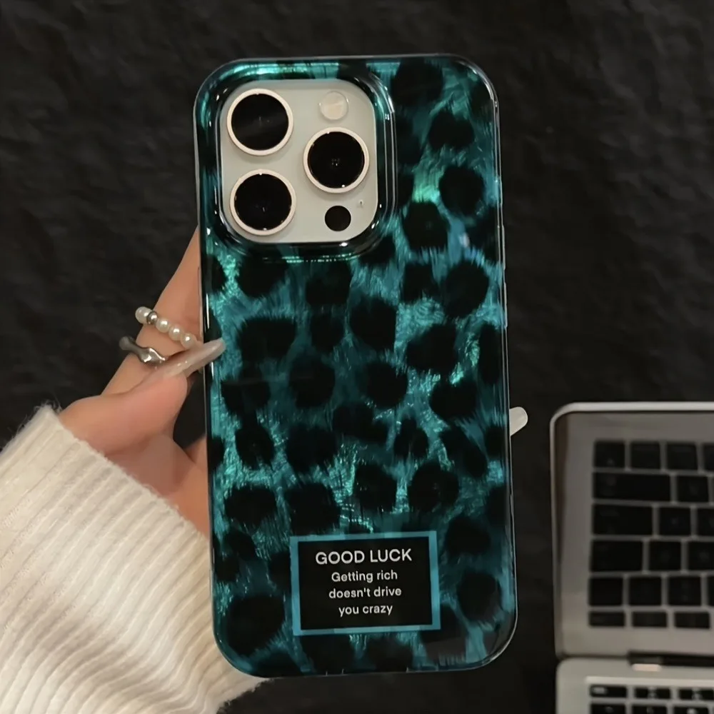 레트로 레이저 귀여운 레오파드 프린트 아이폰 케이스 ( - Phone Accessories To Sell 리뷰 및 가격