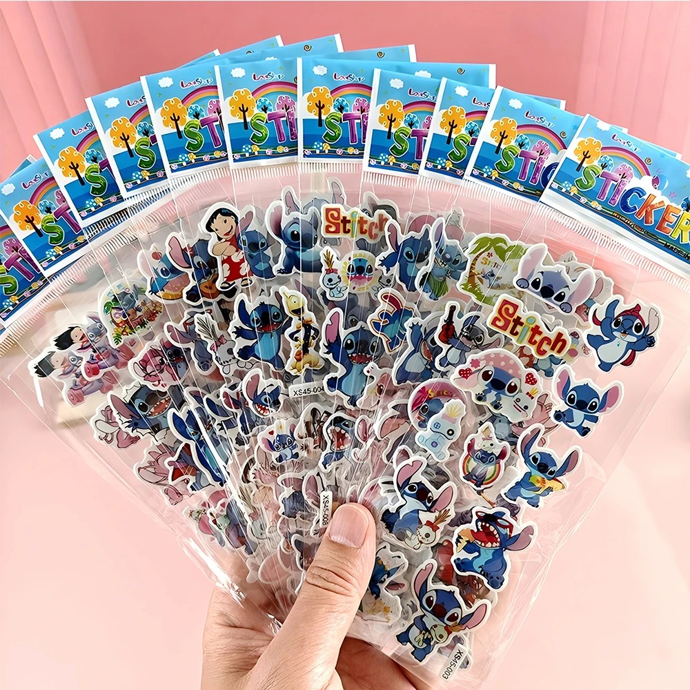 48 시트 귀여운 디즈니 릴로 스티치 스티커 핸드 아카 - Phone Accessories Toys 리뷰 및 가격