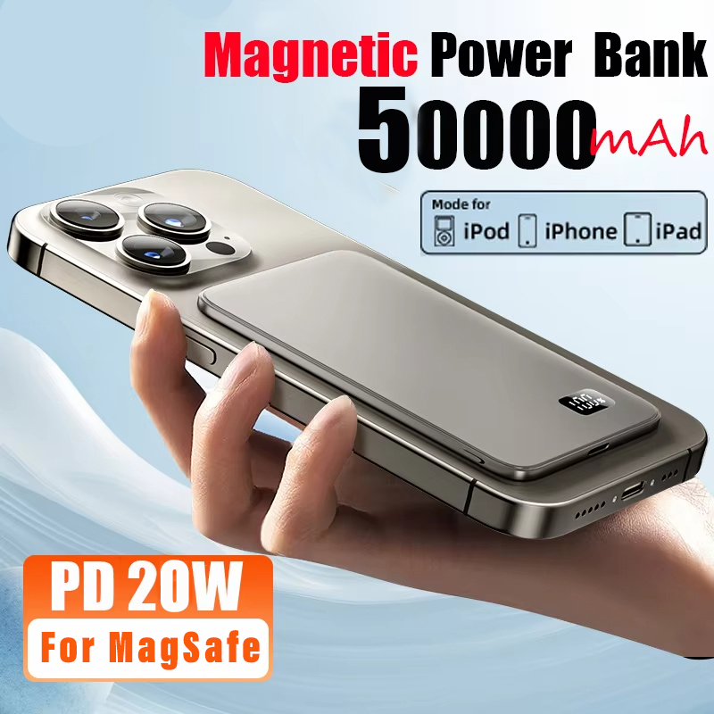 50000mAh 초슬림 파워 뱅크 마그네틱 무선 고속  - Power Bank Slim 리뷰 및 가격