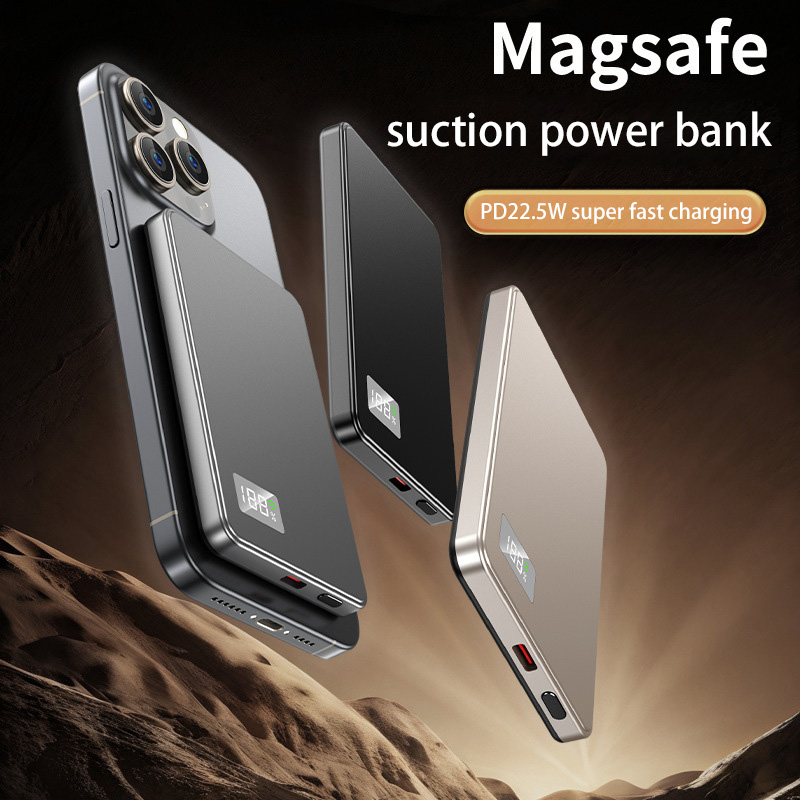 50000mAh 초슬림 파워 뱅크 마그네틱 무선 고속  - Power Bank Slim 리뷰 및 가격