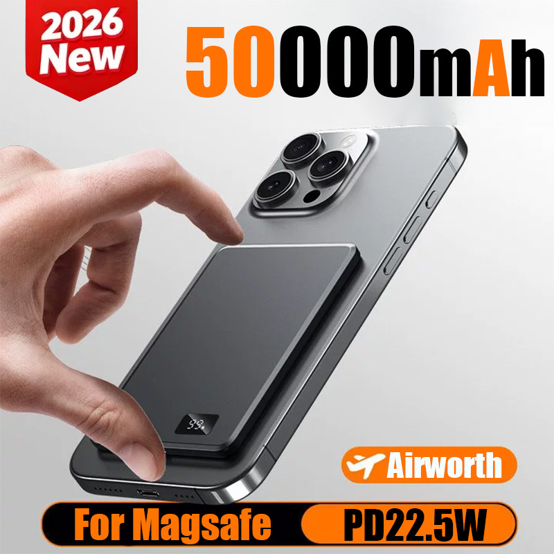 50000mAh 초슬림 파워 뱅크 마그네틱 무선 고속  - Power Bank Slim 리뷰 및 가격