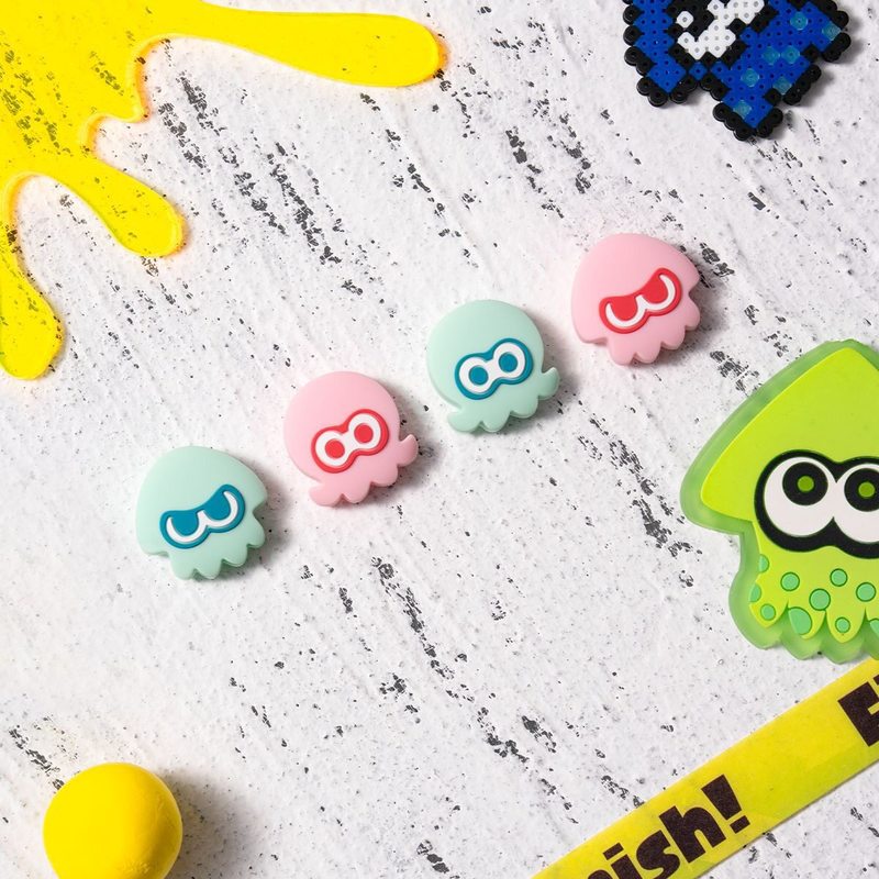 썸 그립 캡 스플래툰 오징어 야광 실리콘 썸스틱 보호  - Xbox Phone Accessories 리뷰 및 가격