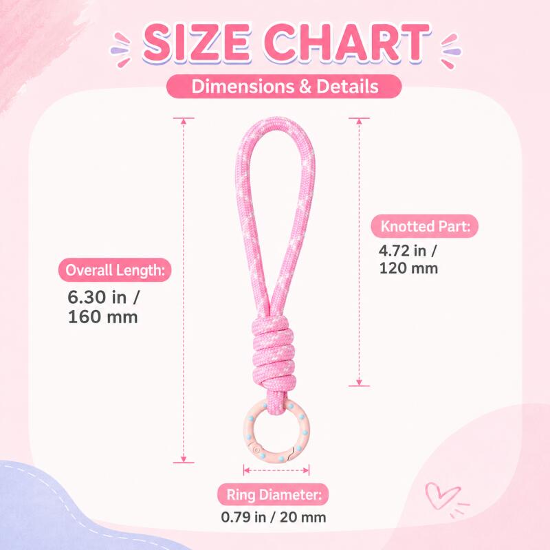 2~5pcs 다채로운 땋은 키체인 휴대폰 끈 분실 방지 - Phone Accessories For Your Car 리뷰 및 가격