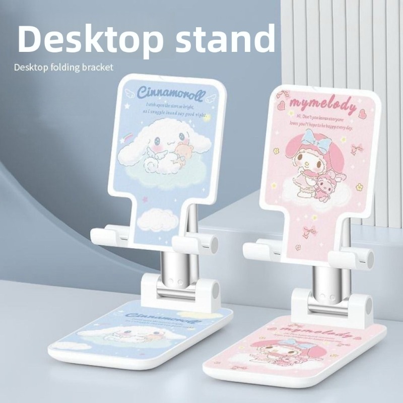 패션 시나모롤 패턴 폰 홀더 귀여운 만화 프린트 접이식 - Phone Accessories For Teens 리뷰 및 가격