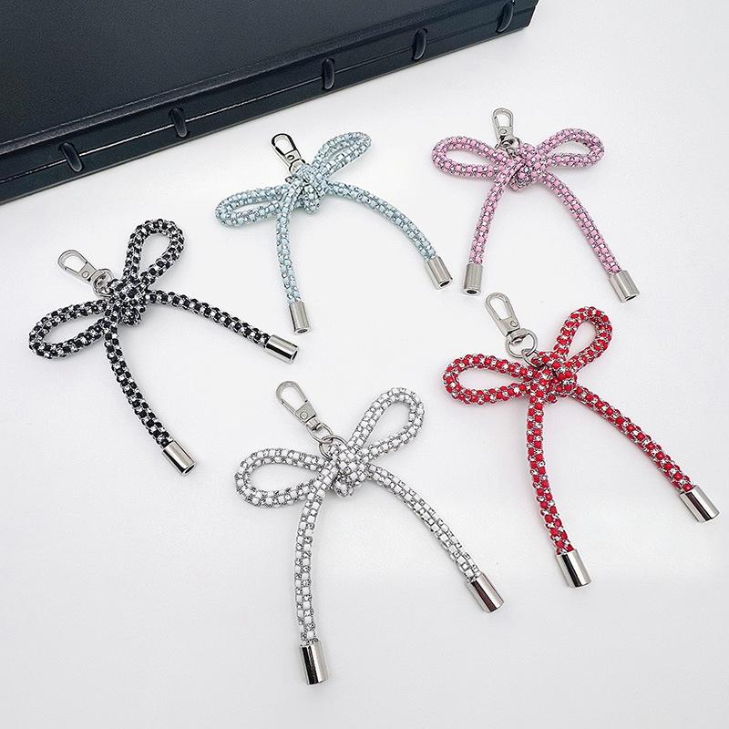 크리스탈 나비 매듭 펜던트, 휴대폰 장식, 핸드메이드  - Phone Accessories Ideas 리뷰 및 가격