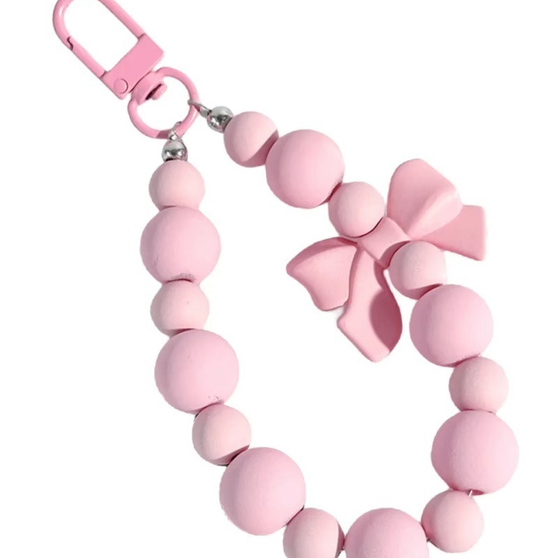 핑크 펄 보우 키체인 휴대폰 체인 이어폰 케이스 분실방 - Phone Accessories For Teens 리뷰 및 가격