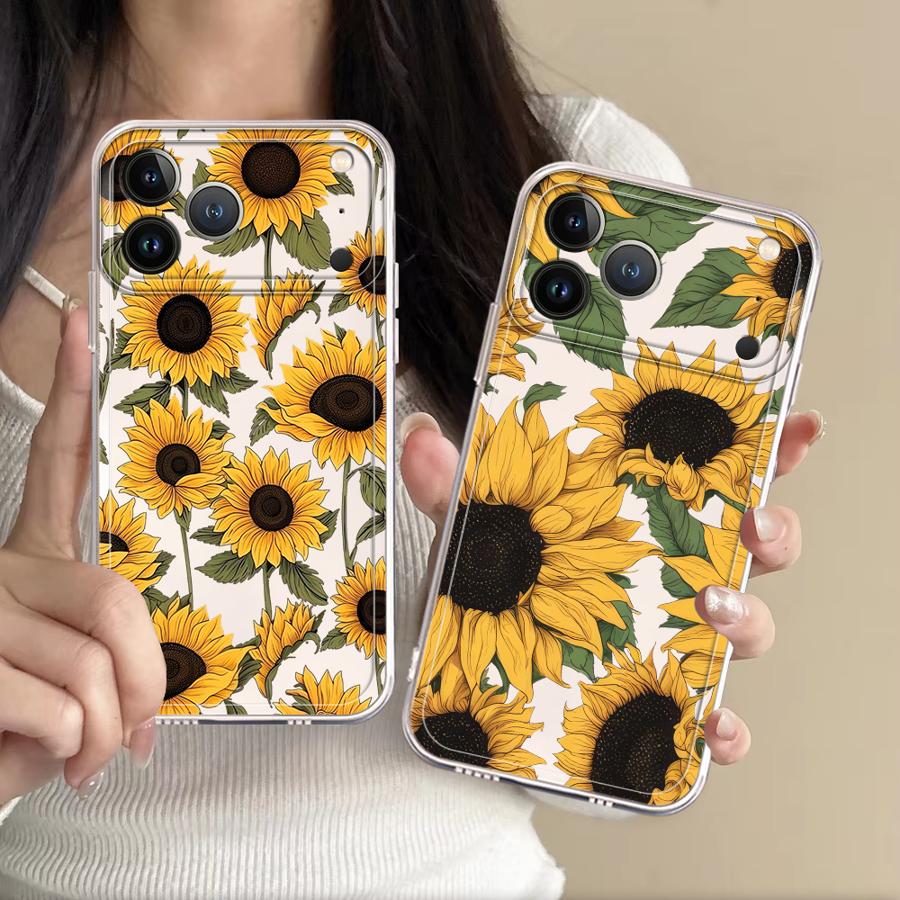 귀여운 해바라기 패턴 케이스 (애플 아이폰 17 프로  - Phone Accessories To Sell 리뷰 및 가격
