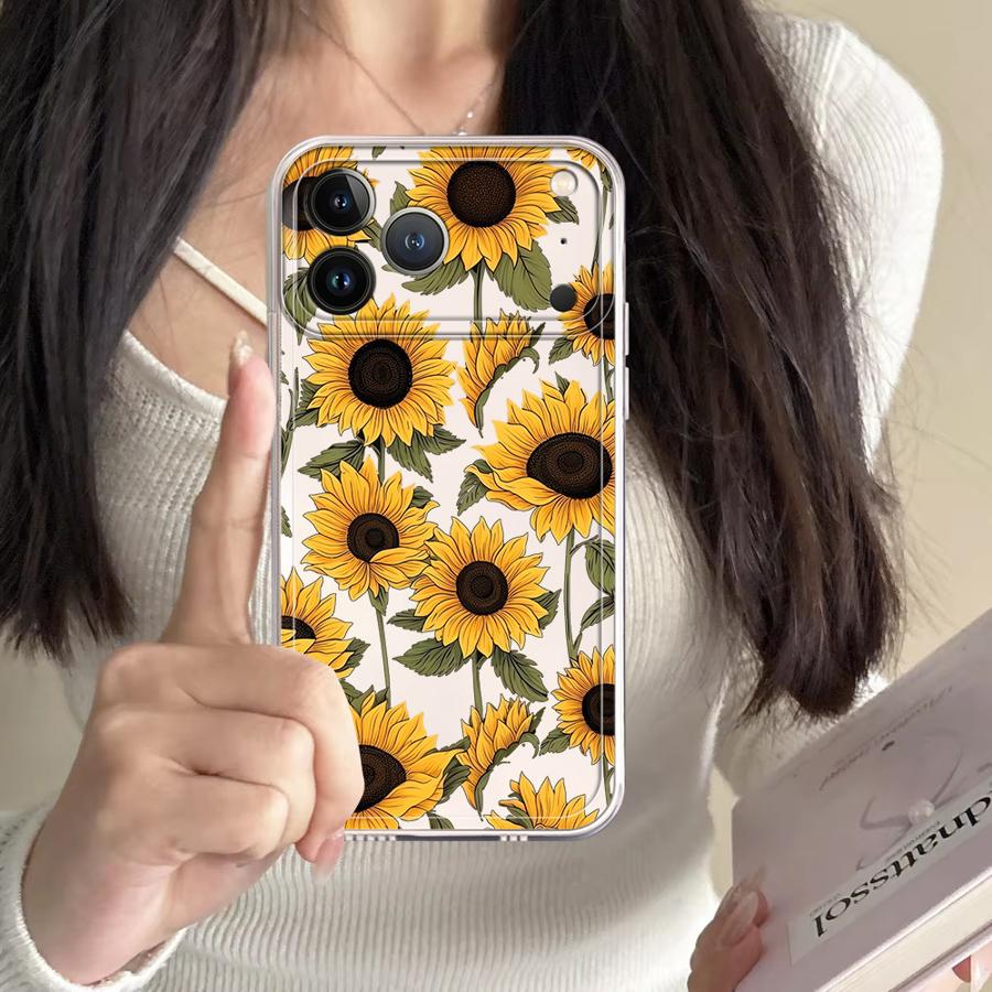 귀여운 해바라기 패턴 케이스 (애플 아이폰 17 프로  - Phone Accessories To Sell 리뷰 및 가격