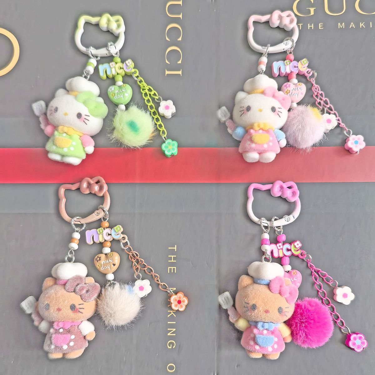 새로운 플러시 헬로키티 MIU 시리즈 도파민 폰 펜던트 - Phone Accessories Toys 리뷰 및 가격
