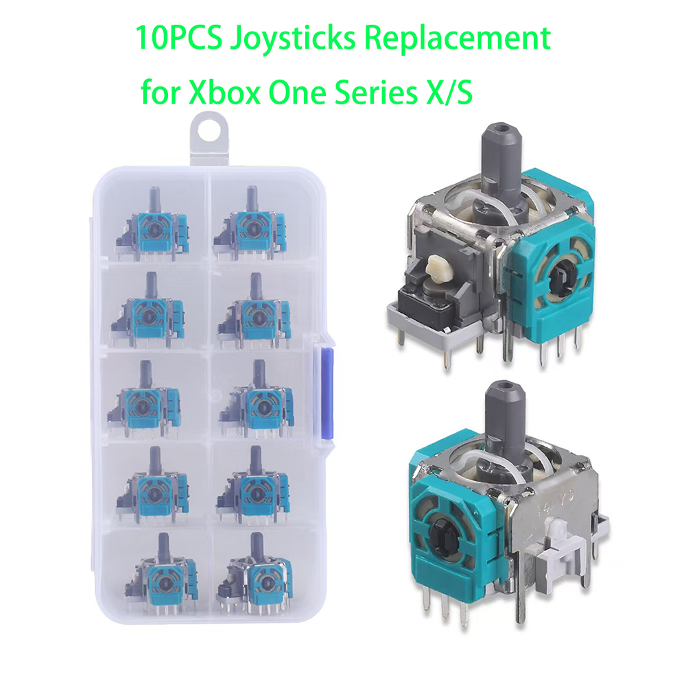 10pcs 교체 3D 아날로그 조이스틱 썸 스틱 수리  - Xbox Phone Accessories 리뷰 및 가격