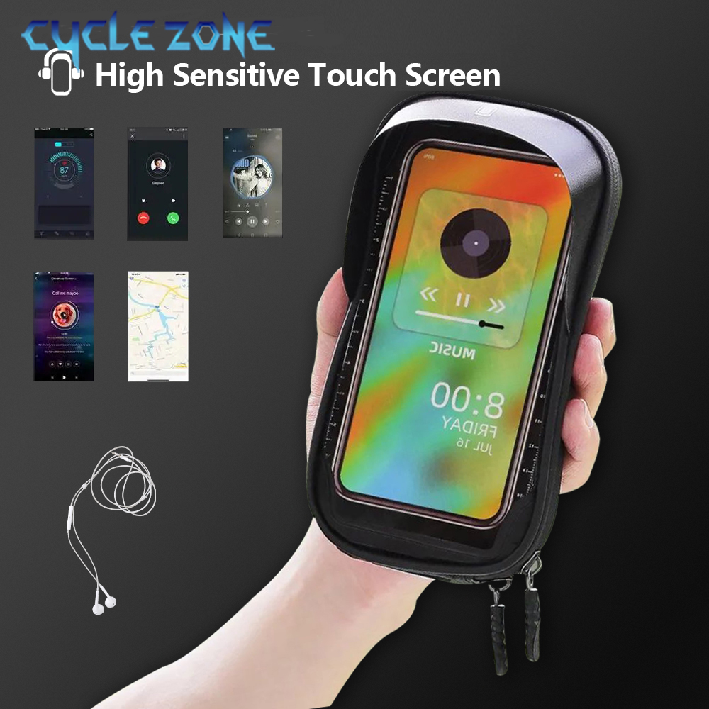 자전거 전화 가방 자전거 상단 전면 튜브 프레임 가방  - Phone Zone Accessories & Repair Lake Charles La 리뷰 및 가격