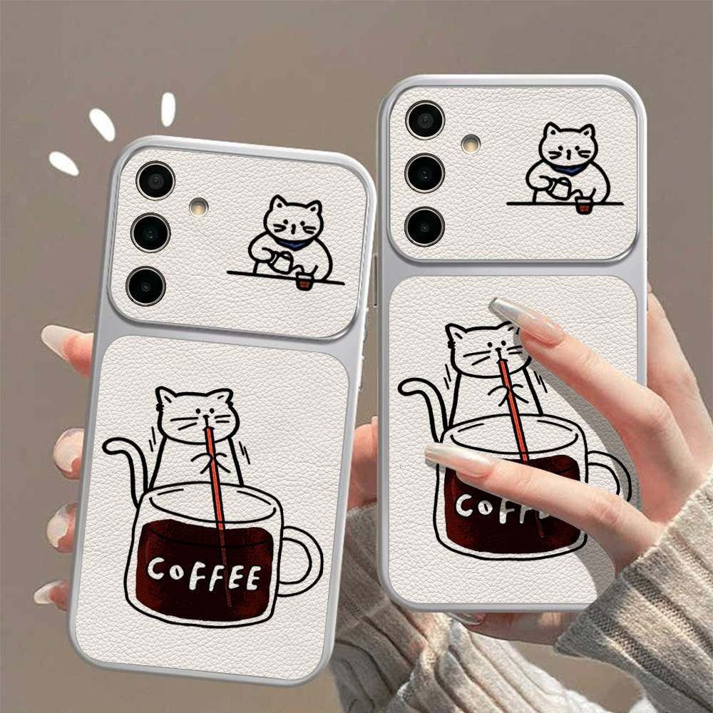 커피 귀여운 고양이 폰 케이스 삼성 S26 S25 S2 - Samsung Accessories Phone 리뷰 및 가격