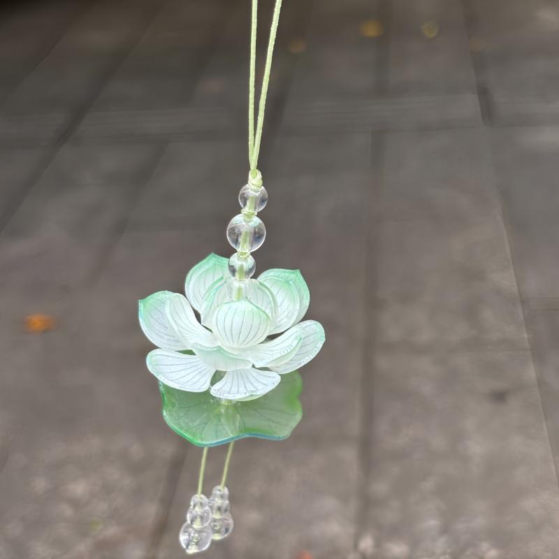 1pc 새로운 시뮬레이션 꽃 비즈 키체인, 정교한 여름 - Phone Accessories For Your Car 리뷰 및 가격
