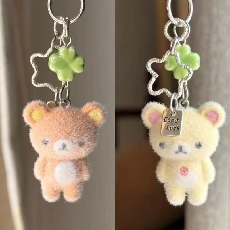 새로운 플로킹 베어 폰 참 ​   - CCD 로프가 달 - Phone Accessories Ideas 리뷰 및 가격