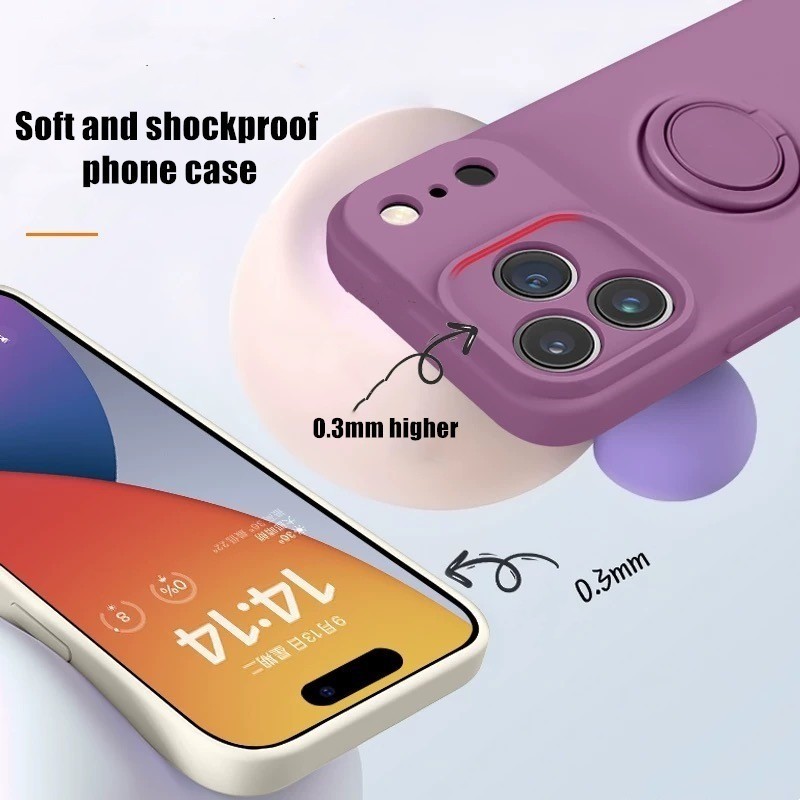 액상 실리콘 링 스탠드 마그네틱 폰 케이스 (아이폰 1 - Phone Kickstand Ring 리뷰 및 가격