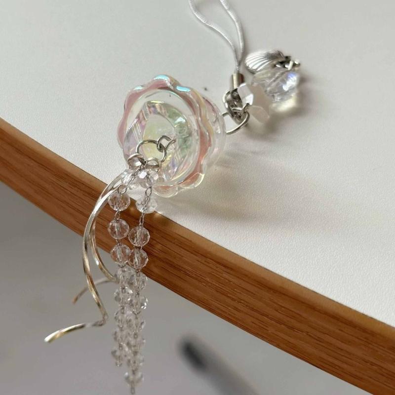비즈 장식 폰 스트랩 별 바다 조개 해파리 키체인 Y2 - Phone Accessories For Teens 리뷰 및 가격