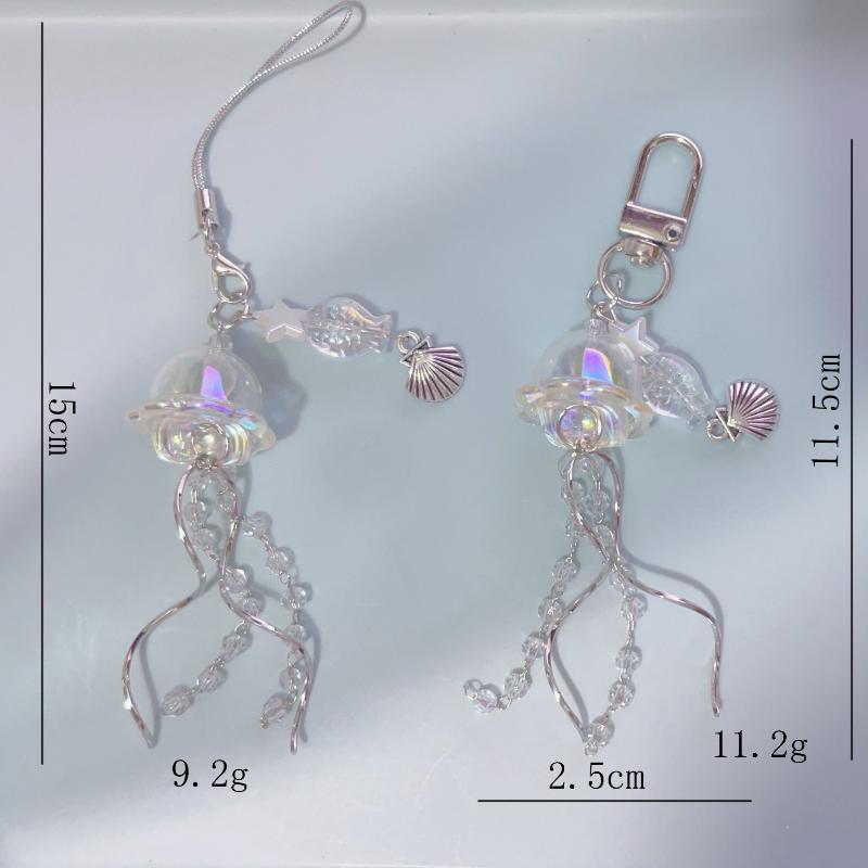 비즈 장식 폰 스트랩 별 바다 조개 해파리 키체인 Y2 - Phone Accessories For Teens 리뷰 및 가격