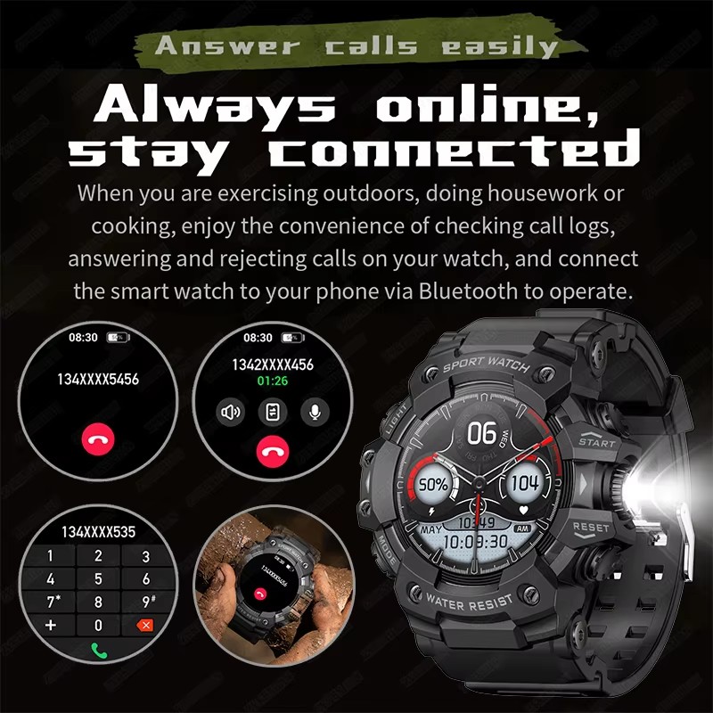 2026 스마트워치 스포츠 아웃도어 방수 블루투스 전화 - Phone Zone Accessories & Repair Lake Charles La 리뷰 및 가격