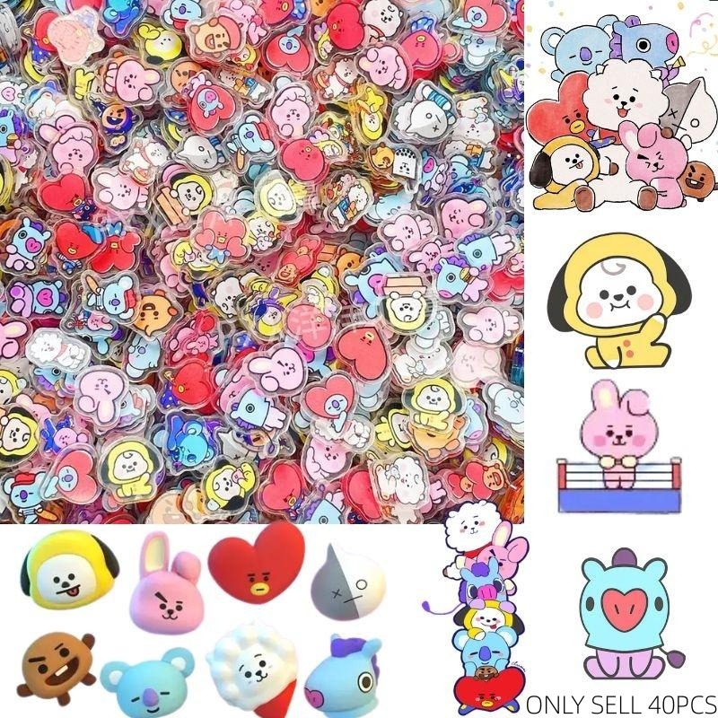 100개 미니 BT21 아크릴 플레이트 DIY 액세서리 - Phone Accessories Toys 리뷰 및 가격