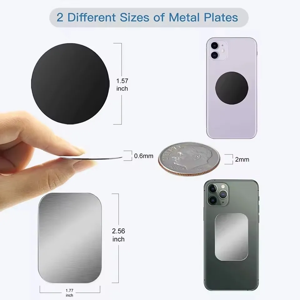 자동차 휴대폰 거치대용 얇은 자석 금속판, 범용 철판  - Phone Accessories Quotes 리뷰 및 가격