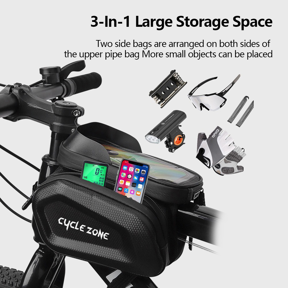 자전거 가방 터치 스크린 전화 케이스 거치대, 대용량  - Phone Zone Accessories & Repair Lake Charles La 리뷰 및 가격