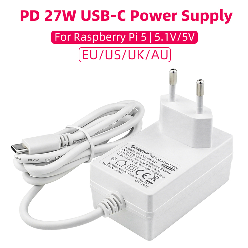 라즈베리 파이 5 5.1V 5A 전원 공급 장치 PD  - Phone Accessories Uk 리뷰 및 가격