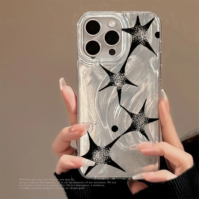 샤이닝 스타 트렌디 패턴 폰 케이스 (아이폰 17, 1 - Phone Accessories To Sell 리뷰 및 가격