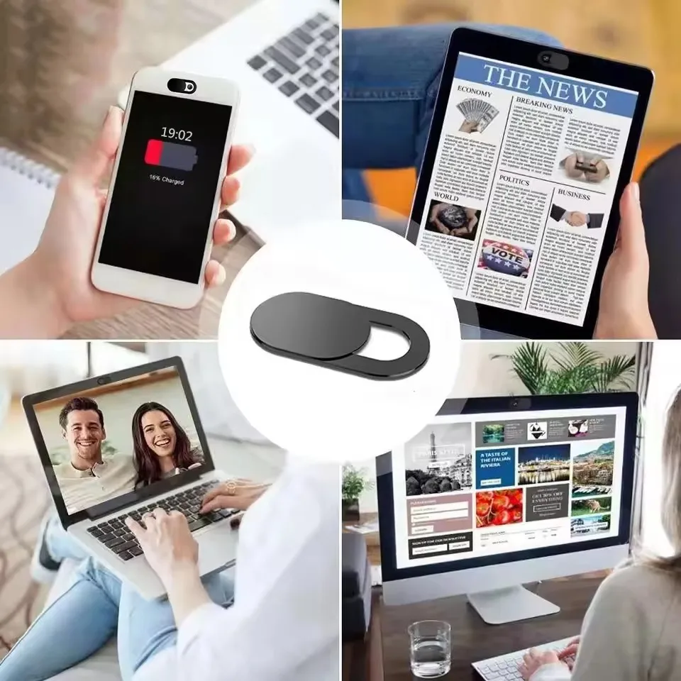 노트북 카메라 프라이버시 커버 웹캠 커버 셔터 접착식  - Phone Accessories Quotes 리뷰 및 가격