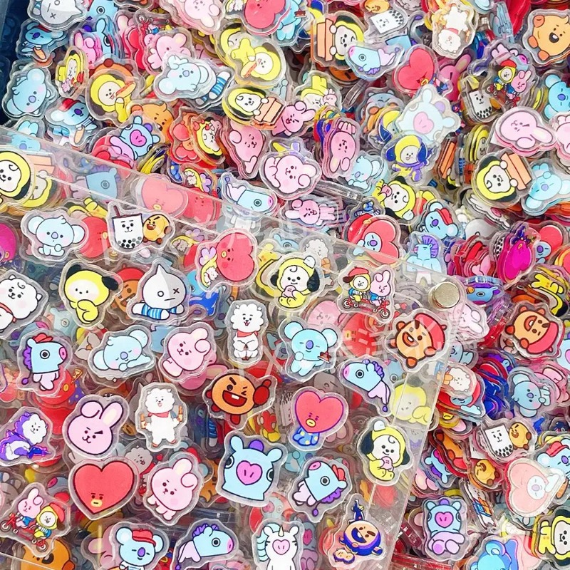 60PCS 2CM Kawaii BT21 아크릴 시트 D - Phone Accessories Toys 리뷰 및 가격