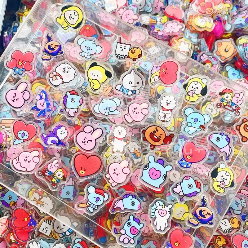 60PCS 2CM Kawaii BT21 아크릴 시트 D - Phone Accessories Toys 리뷰 및 가격
