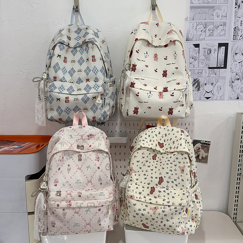 소녀 학교 가방 배낭 십대 여성 어린이 여성 핑크색 책 - Phone Accessories For Teens 리뷰 및 가격