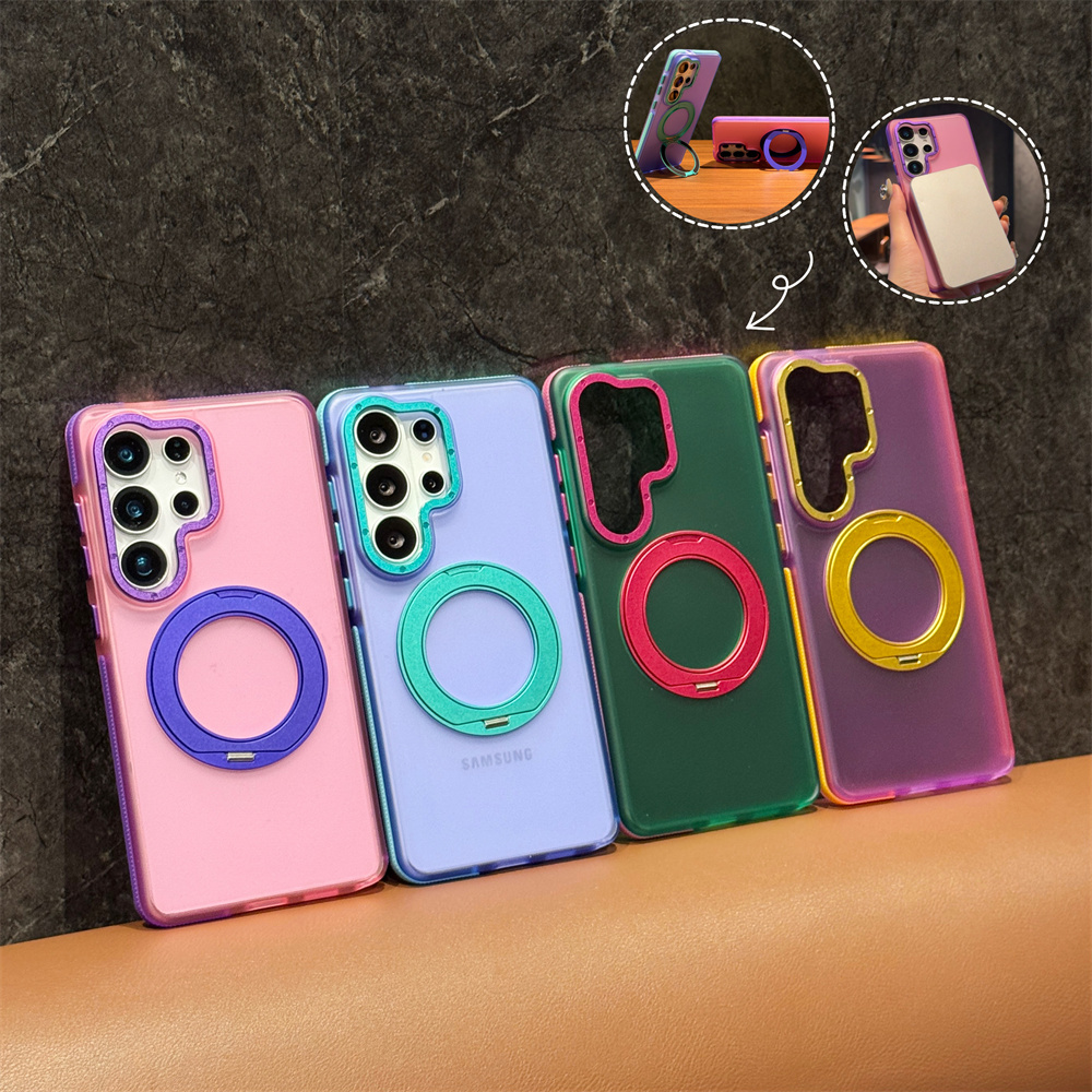 대비되는 색상의 360도 회전 마그네틱 맥세이프 링 스 - Phone Kickstand Ring 리뷰 및 가격