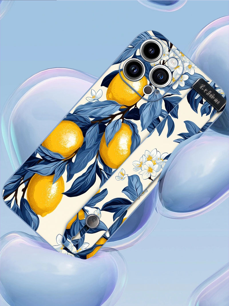 과일 레몬 컬러풀 스타 플라워 아트 패턴 손목 스트랩  - Phone Accessories Quotes 리뷰 및 가격