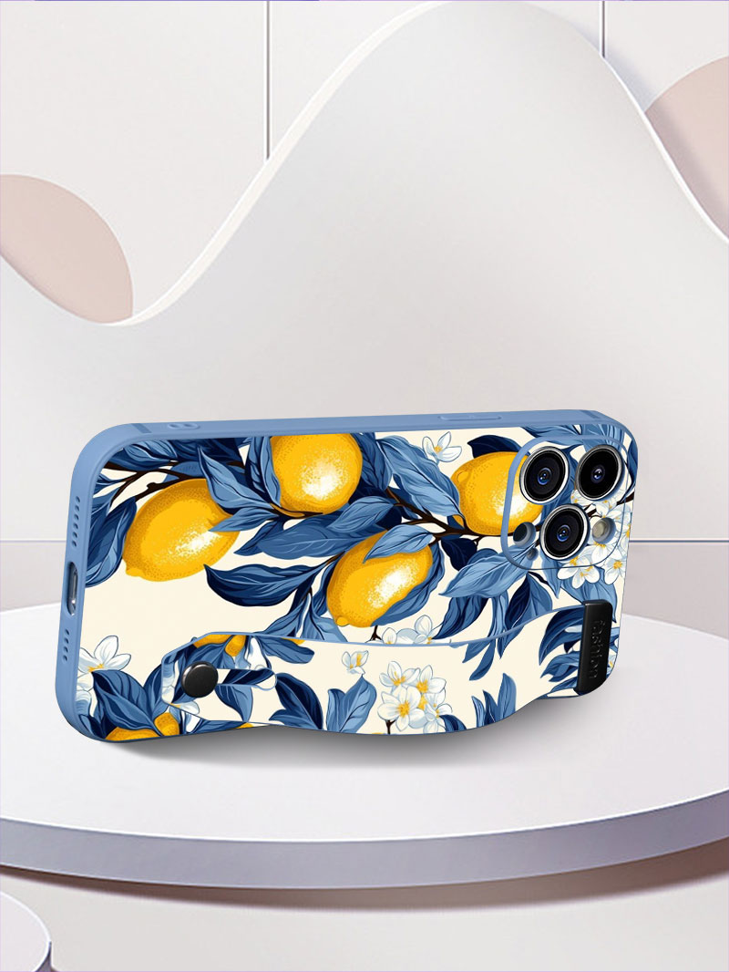 과일 레몬 컬러풀 스타 플라워 아트 패턴 손목 스트랩  - Phone Accessories Quotes 리뷰 및 가격