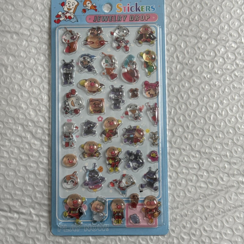 카와이 앤팬맨 3D 릴리프 스티커 창의력 만화 크리스탈 - Phone Accessories Toys 리뷰 및 가격