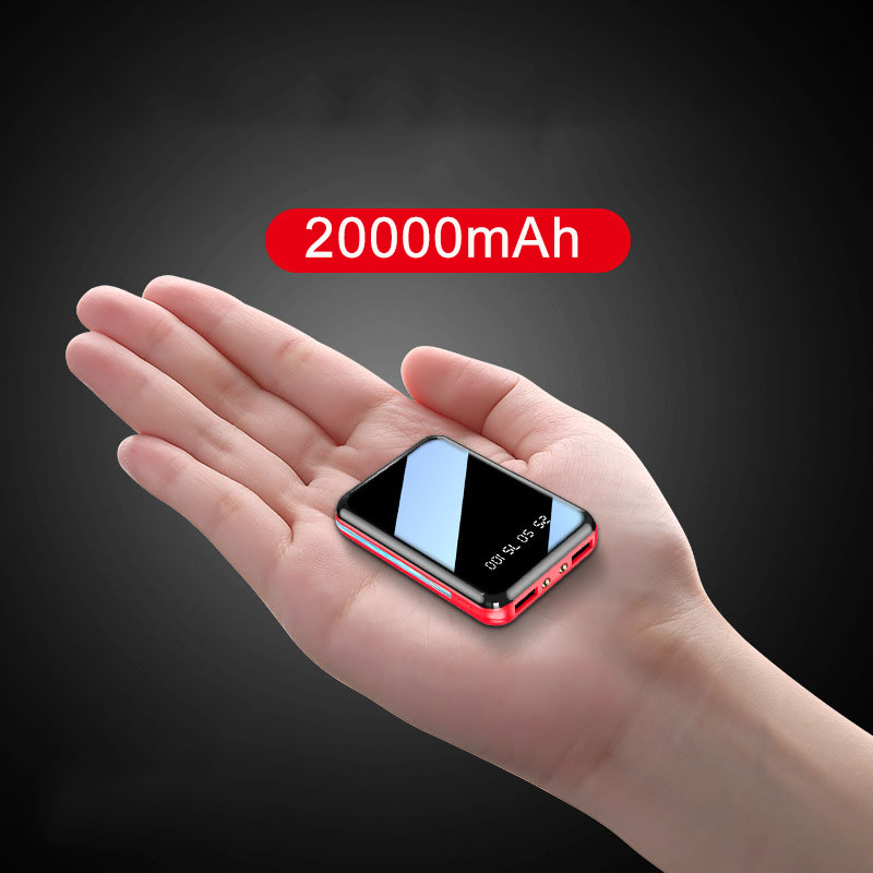 20000mAh 미니 보조베터리 휴대용 충전기 미러 스 - Power Bank Slim 리뷰 및 가격